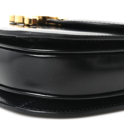 Celine Shiny Calfskin Triomphe Mini Besace Clea Black 10 of 10