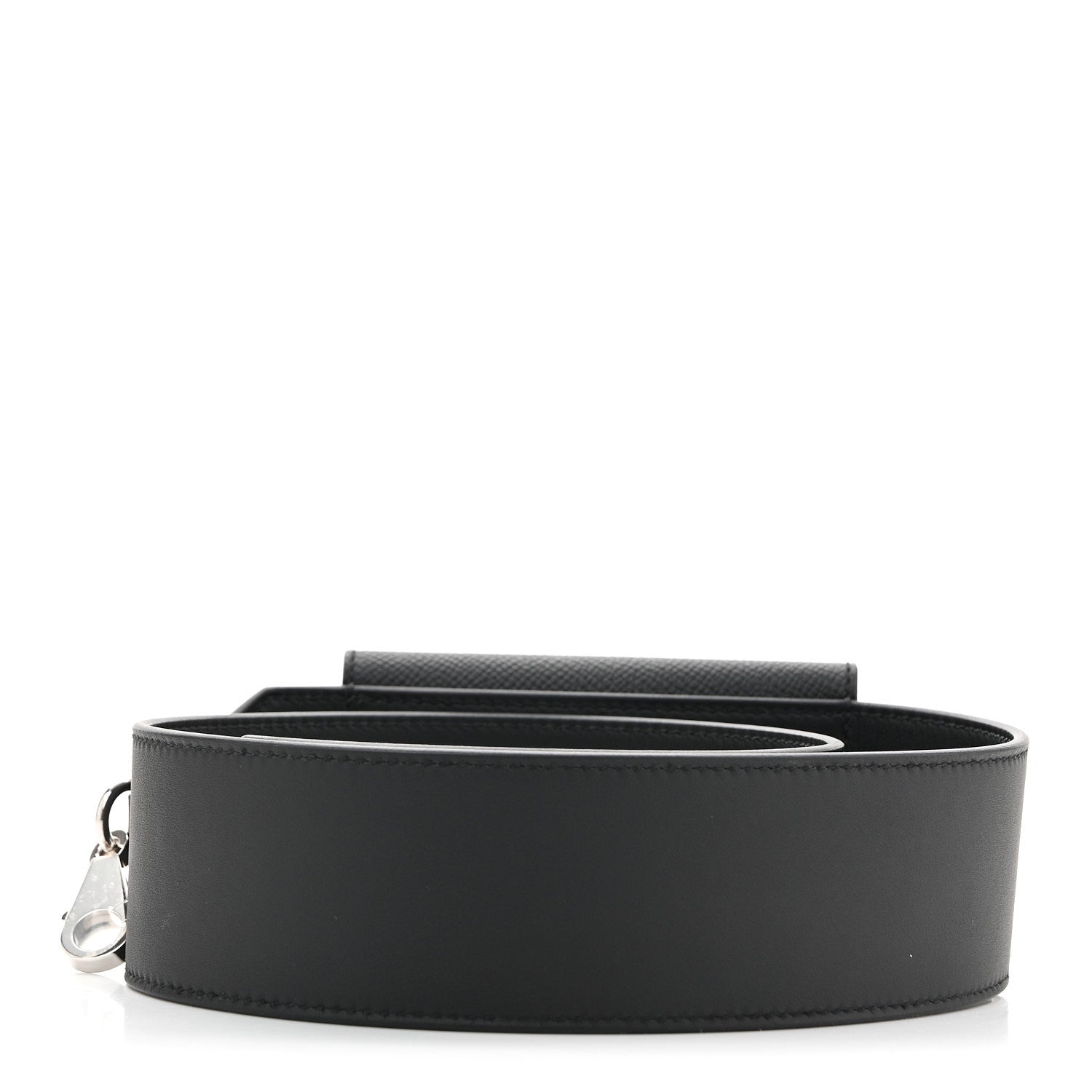 Hermes Swift Epsom Pocket Kelly Shoulder Strap Black 2 of 5