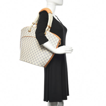 Louis Vuitton Damier Azur Pampelonne GM 2 of 13