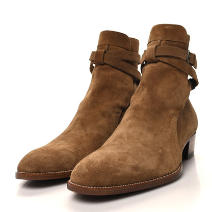 Saint Laurent Suede Calfskin Mens Wyatt Chelsea Boots 41.5 Land 3 of 8