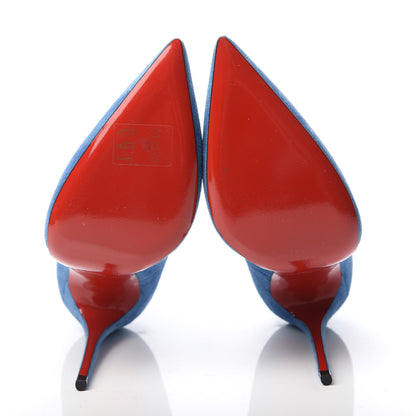 Christian Louboutin Veau Velours So Kate 120 Pumps 36 Positano 5 of 9