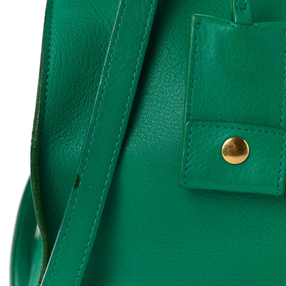 Saint Laurent Calfskin Small Classic Y Cabas Green 14 of 14
