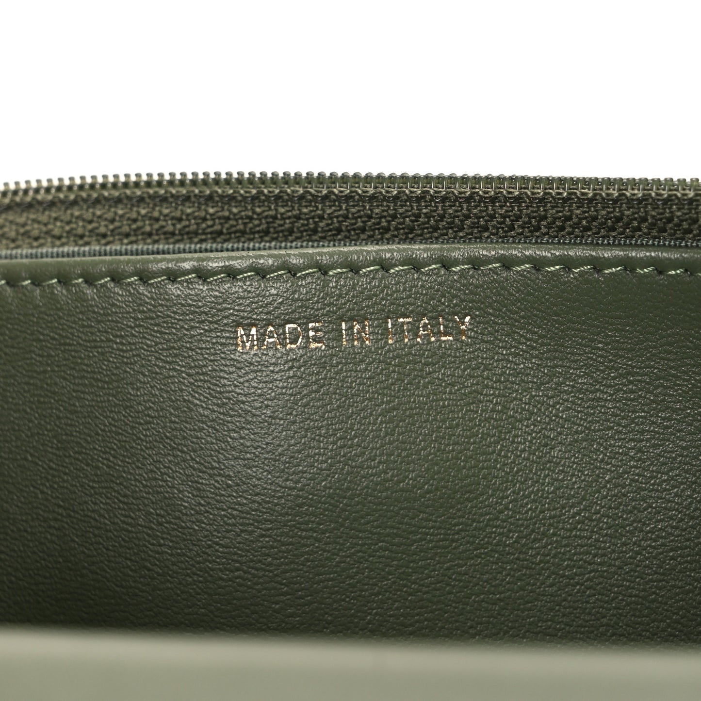 Lambskin Quilted Trendy CC Wallet On Chain WOC Green