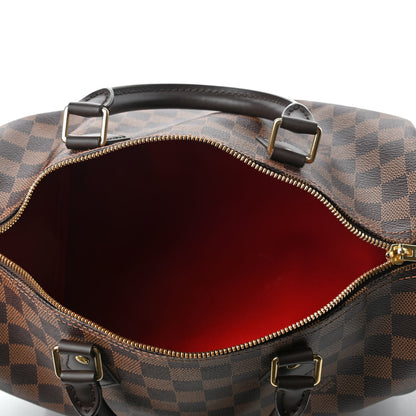 Louis Vuitton Damier Ebene Speedy Bandouliere 30 5 of 11