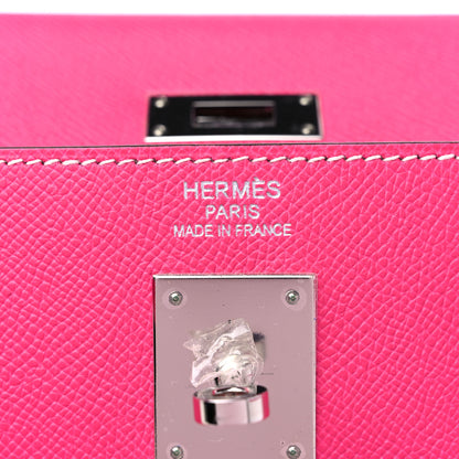 Hermes Epsom Candy Kelly Retourne 35 Rose Tyrien Rubis 6 of 9