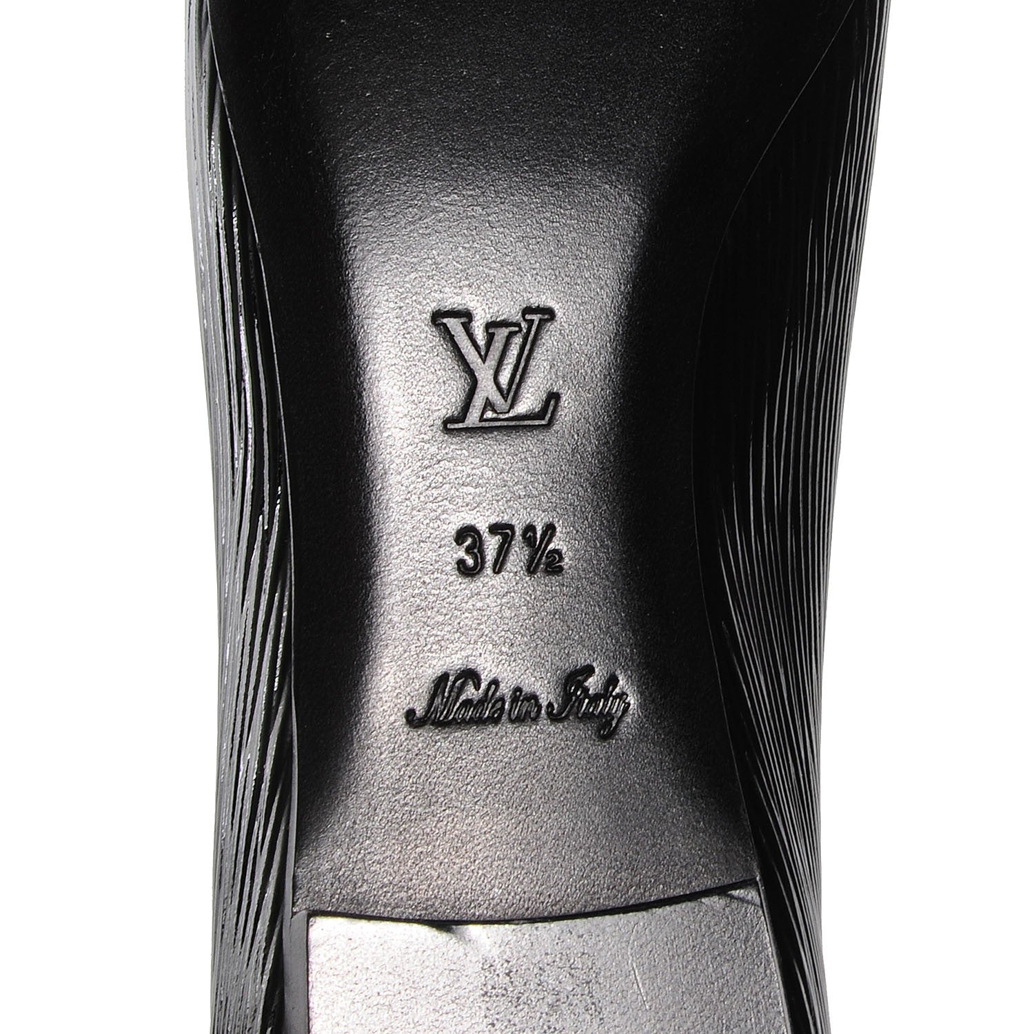 Louis Vuitton Epi Electric Debbie Ballerina Flats 37.5 Black 6 of 7