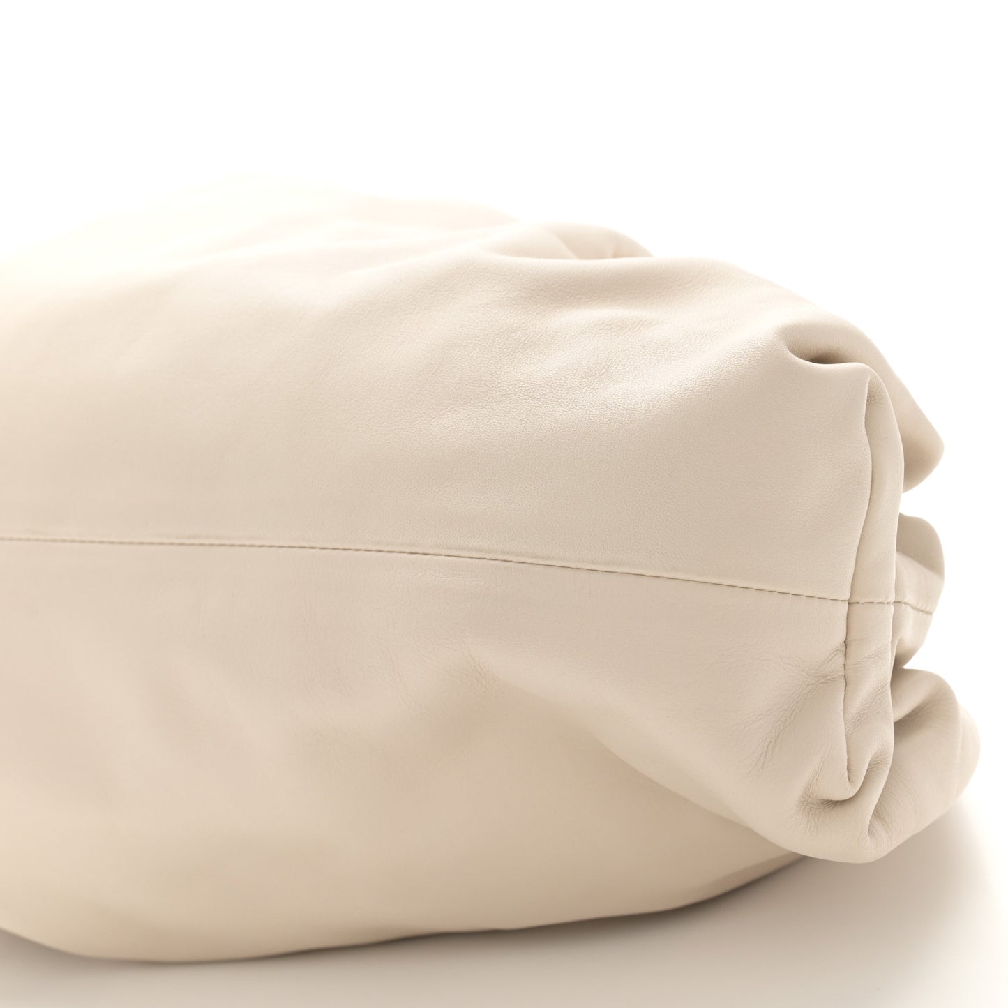 Smooth Butter Calf The Pouch Oversized Clutch Plaster