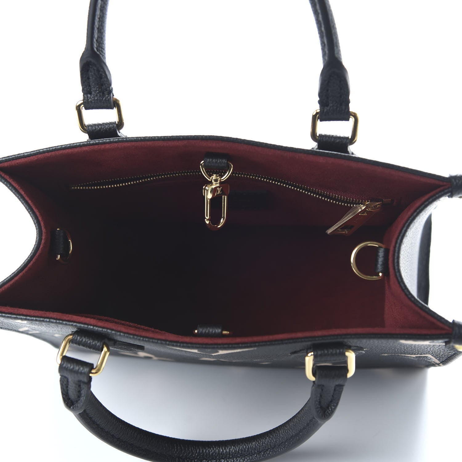 Louis Vuitton Empreinte Monogram Giant Onthego PM Black Beige 5 of 9