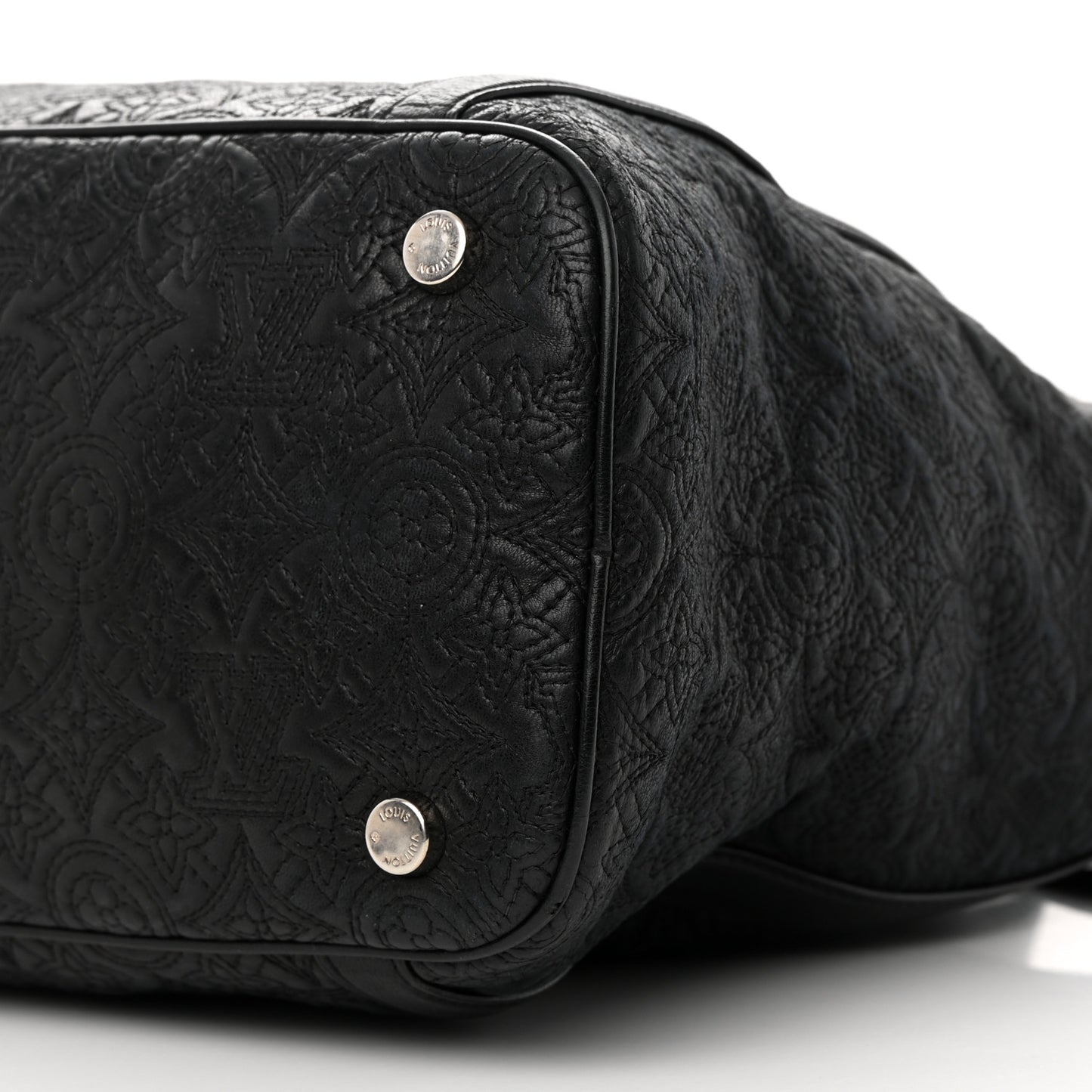Monogram Lambskin Antheia IXIA MM Black