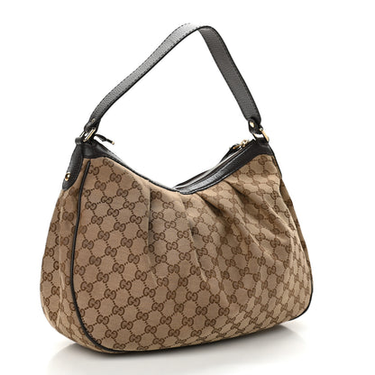 Gucci Monogram Medium Sukey Hobo Dark Brown 3 of 11