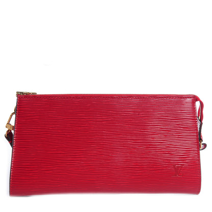 Louis Vuitton Epi Pochette Accessories 24 Rouge 1 of 8