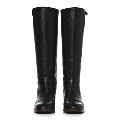 Gucci Calfskin Piuma Lux Energy High Boots 39 Black 2 of 9