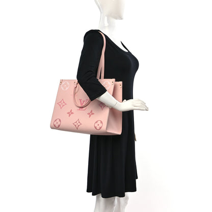 Louis Vuitton Empreinte Monogram Giant Onthego MM Degrade Rose 2 of 9