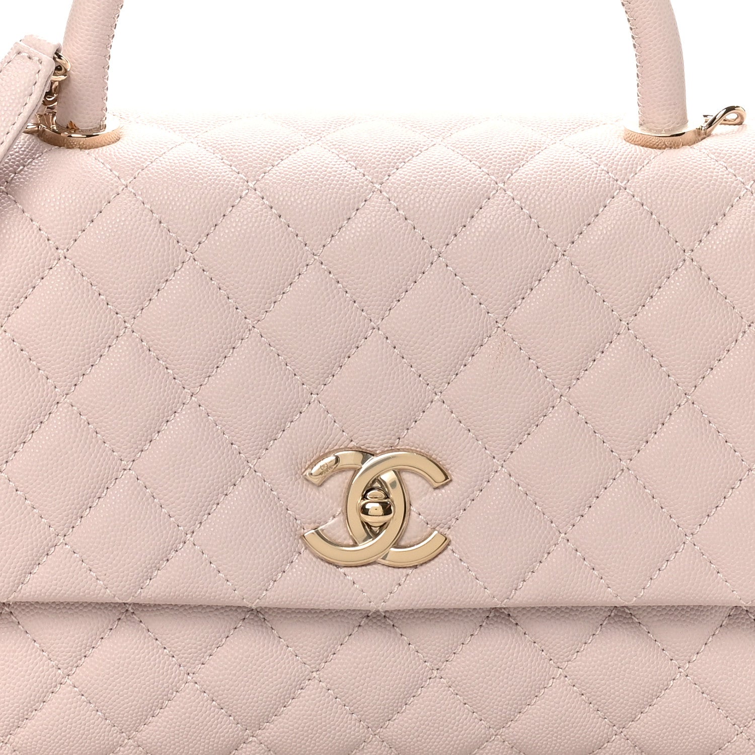 Chanel Caviar Quilted Small Coco Handle Flap Lilas Lilac 8 of 11