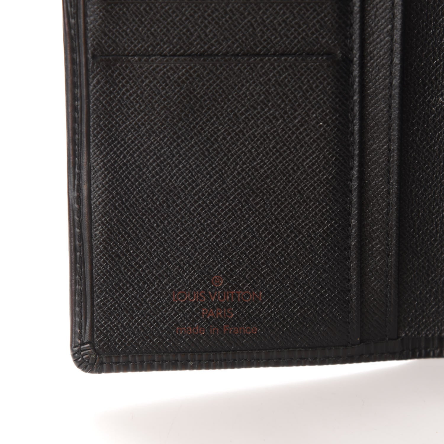 Louis Vuitton Epi French Purse Wallet Black 7 of 7