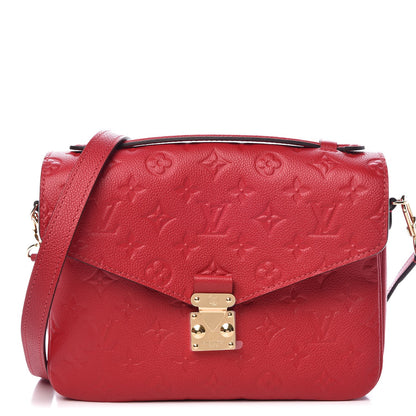 Louis Vuitton Empreinte Pochette Metis Cherry 1 of 8