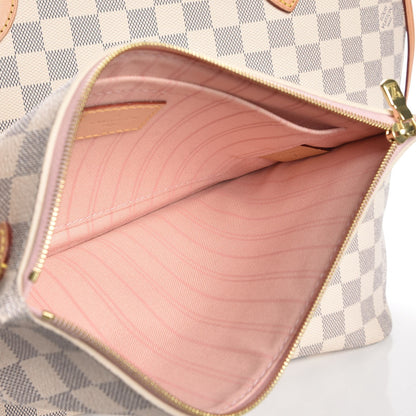 Louis Vuitton Damier Azur Neo Neverfull MM Rose Ballerine 9 of 9