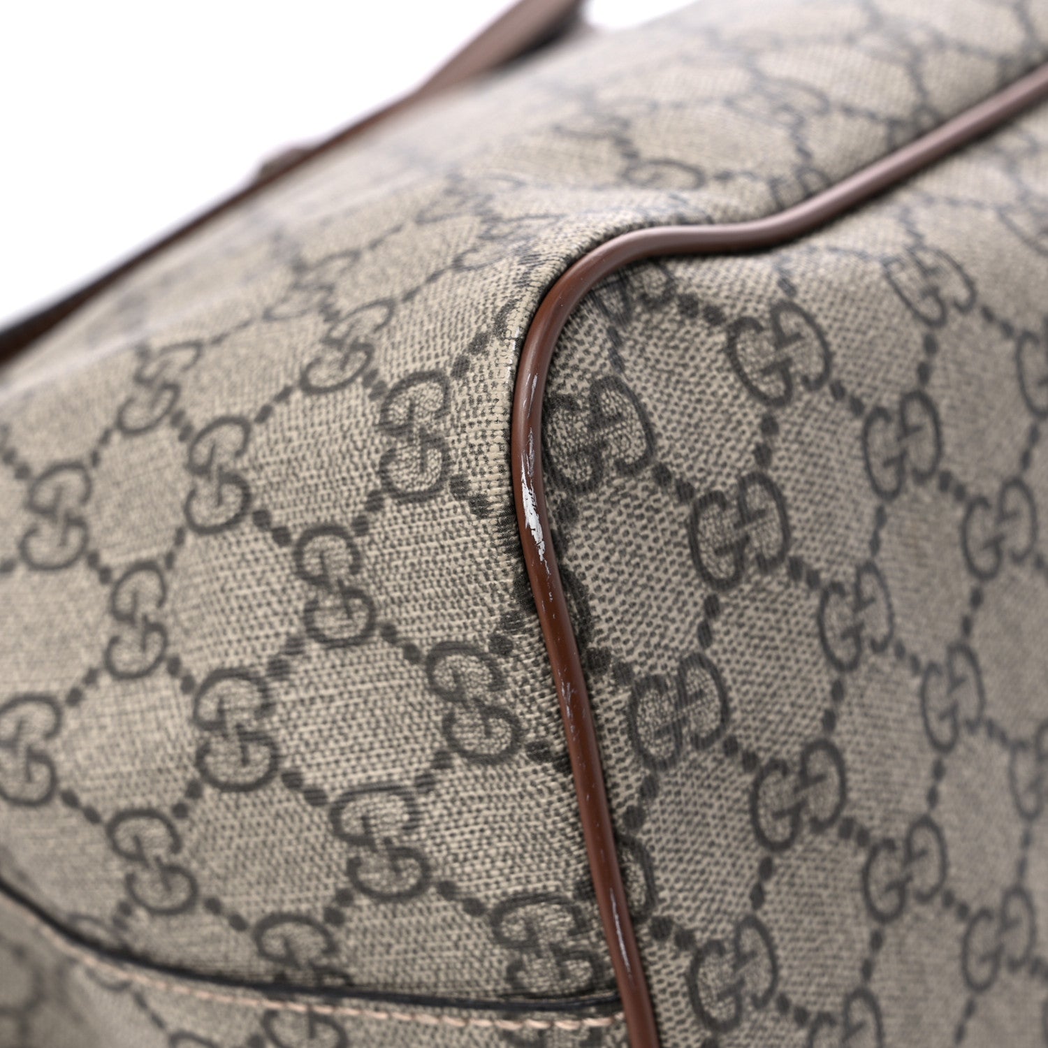 Gucci Soft GG Supreme Monogram Medium Crossbody Tote Beige Cuir 10 of 15