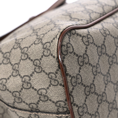 Gucci Soft GG Supreme Monogram Medium Crossbody Tote Beige Cuir 10 of 15