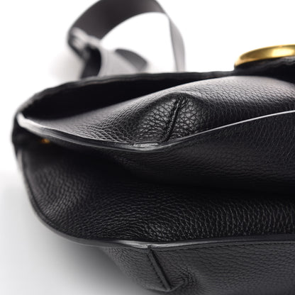 Gucci Cellarius Calfskin Feline GG Marmont Flap Shoulder Bag Black 10 of 11