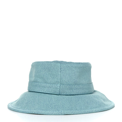 Chanel Denim CC Bucket Hat M Light Blue 2 of 3
