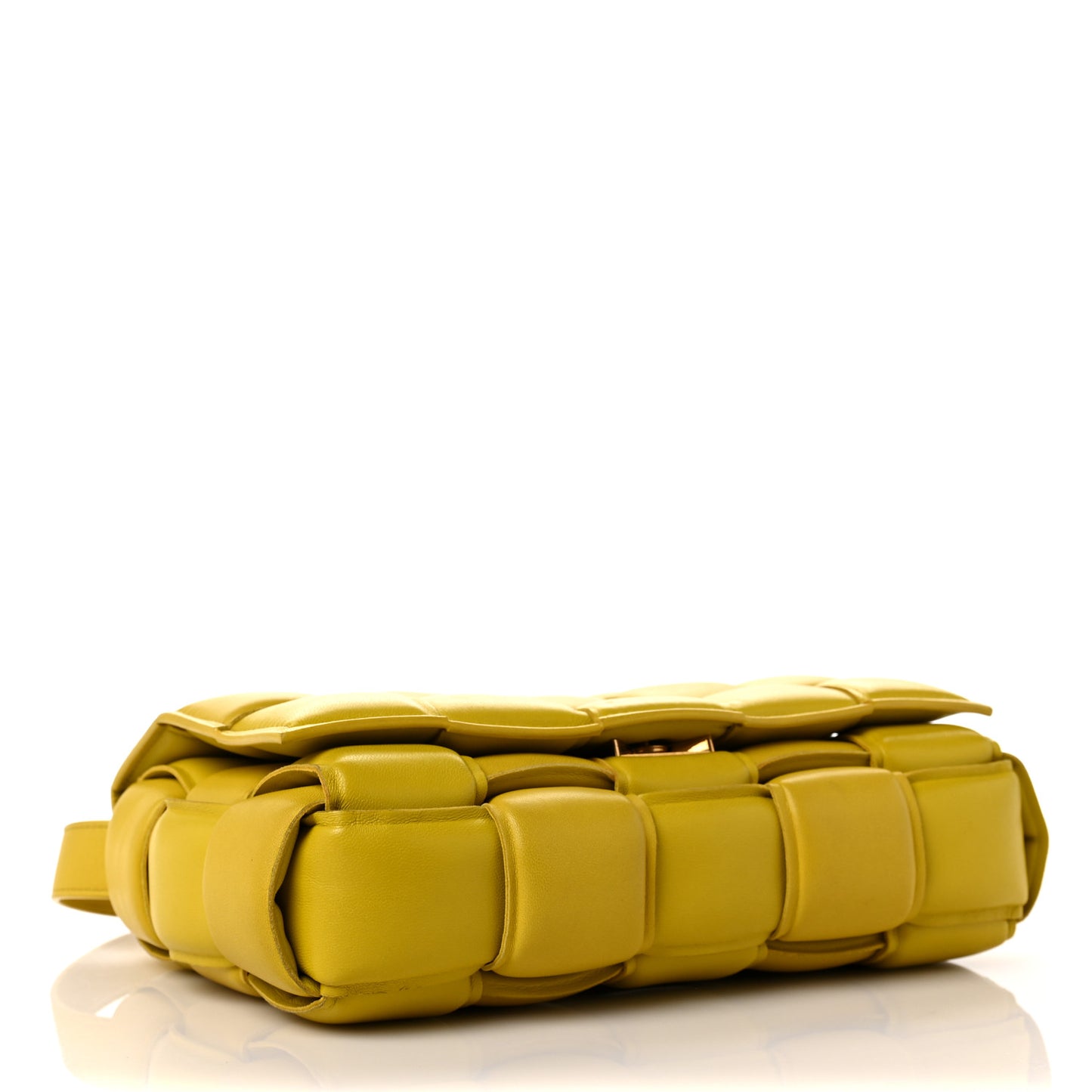 Nappa Maxi Intreccio Padded Cassette Crossbody Bag