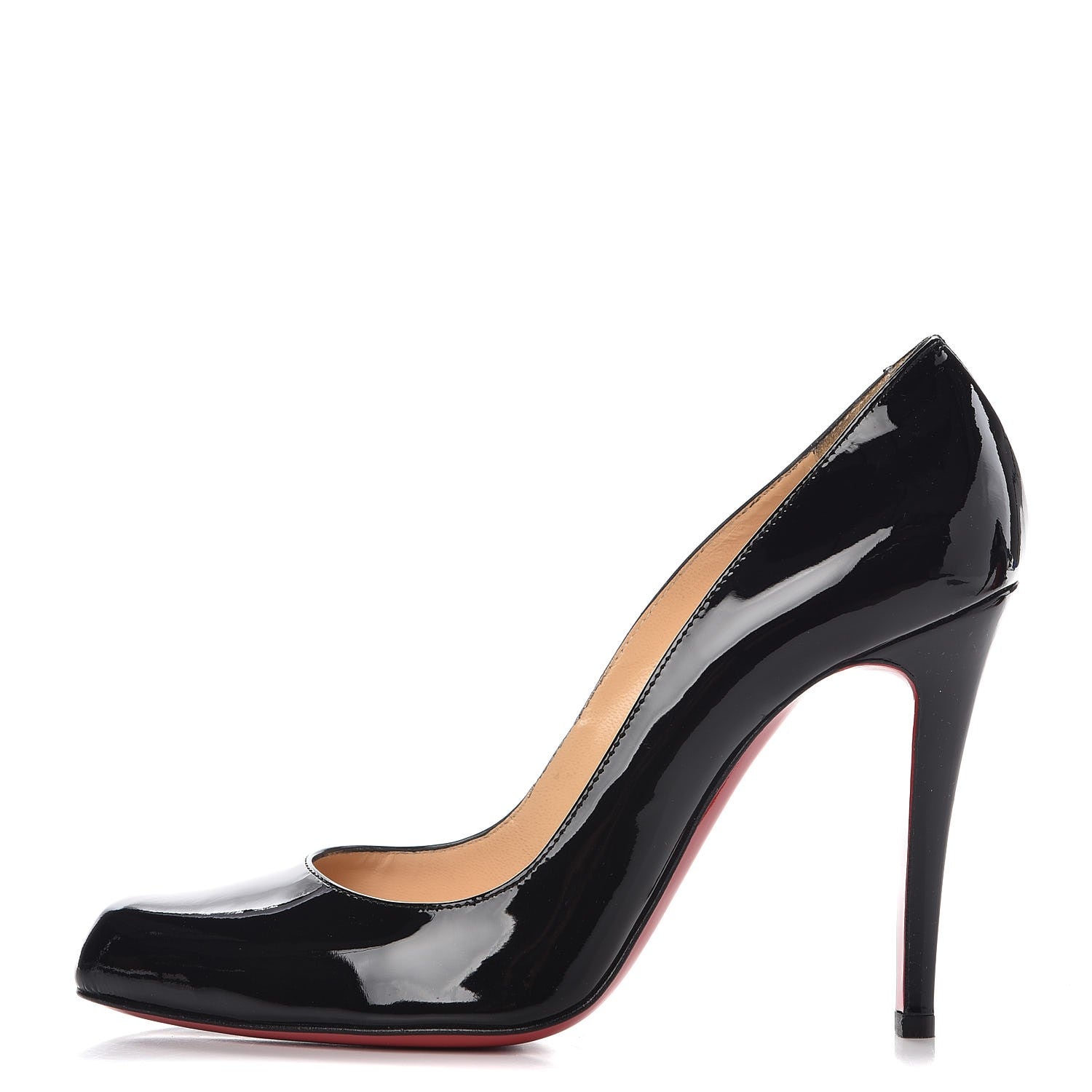 Christian Louboutin Patent Decollete 868 100 Pumps 38.5 Black 1 of 8