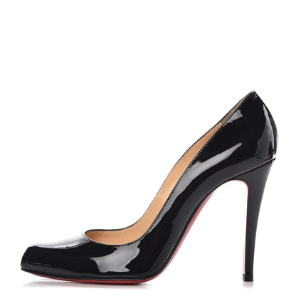 Christian Louboutin Patent Decollete 868 100 Pumps 38.5 Black 1 of 8