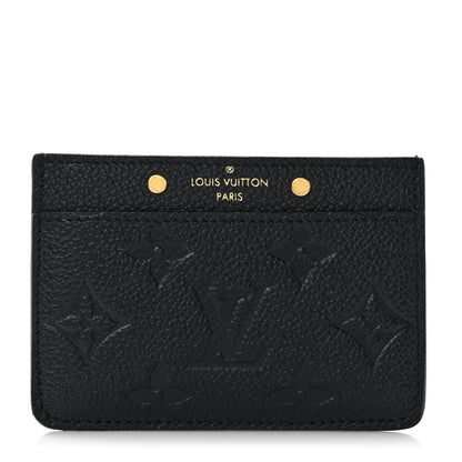 Louis Vuitton Empreinte Card Holder Black 1 of 7