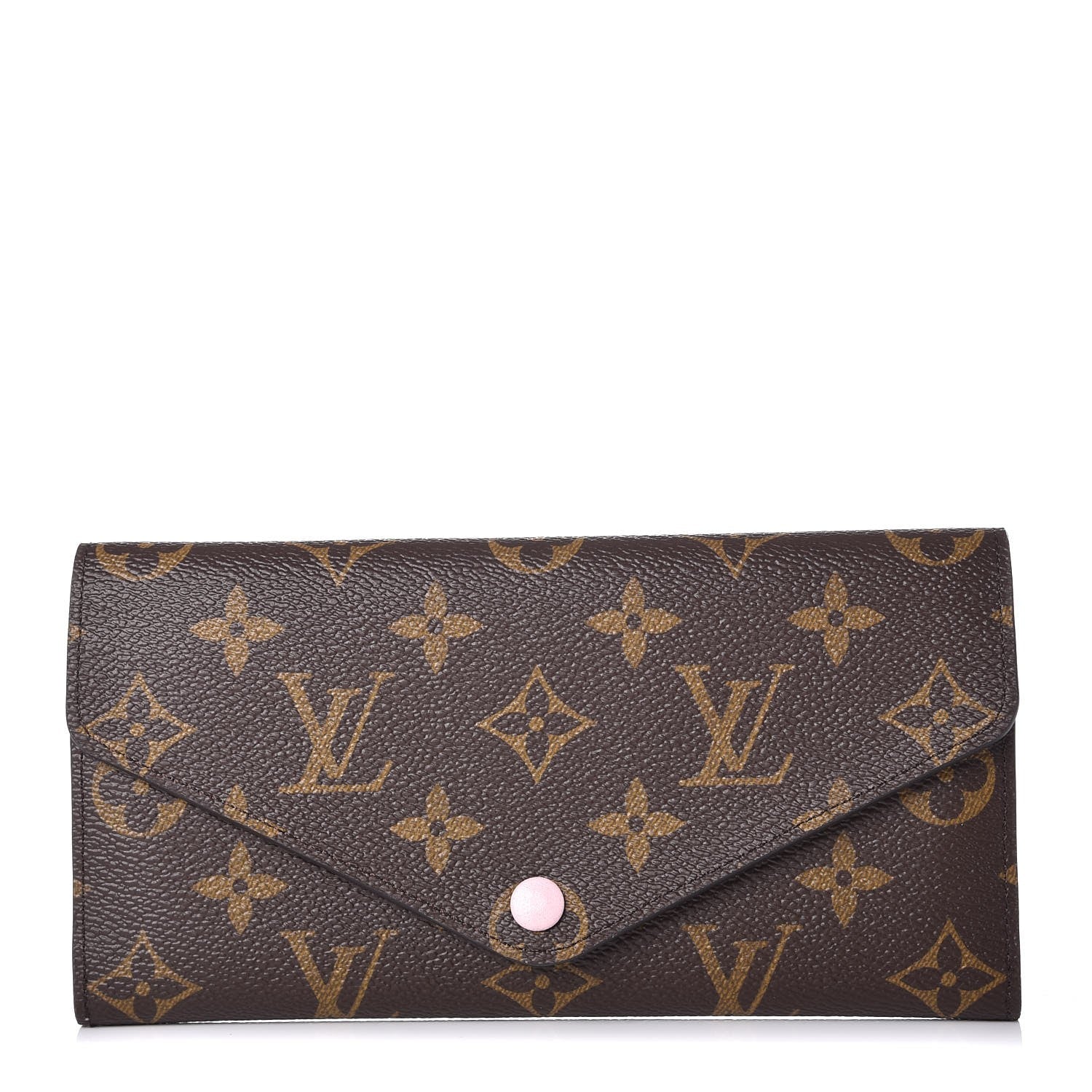 Louis Vuitton Monogram Josephine Wallet Rose Ballerine 1 of 7