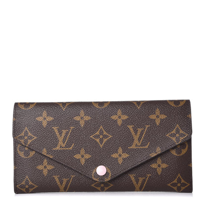 Louis Vuitton Monogram Josephine Wallet Rose Ballerine 1 of 7