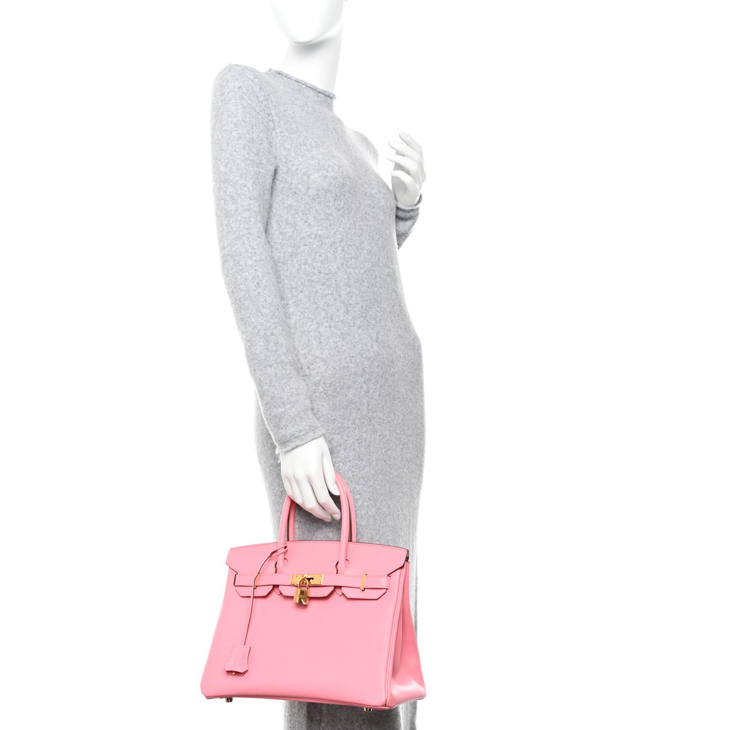 Epsom Birkin 30 Rose Confetti