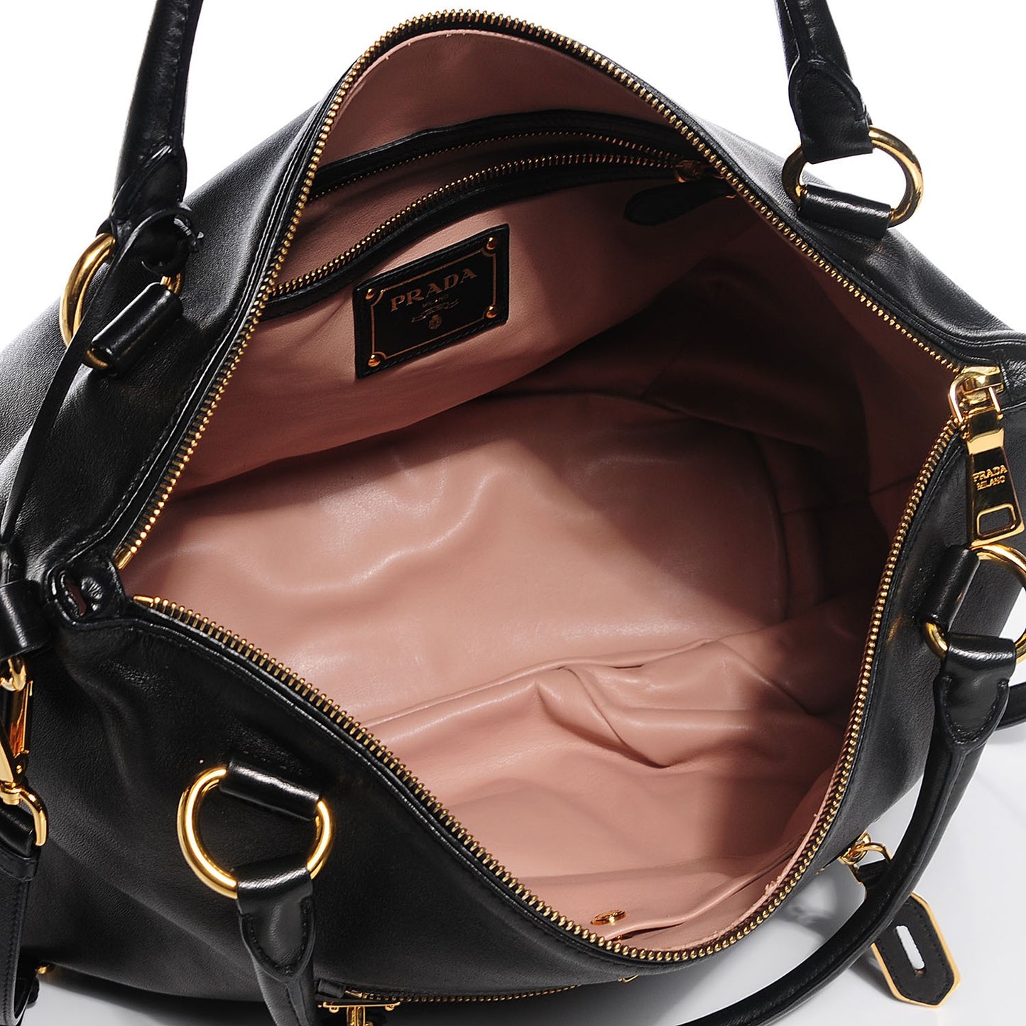 Nappa Shoulder Bag Nero Black