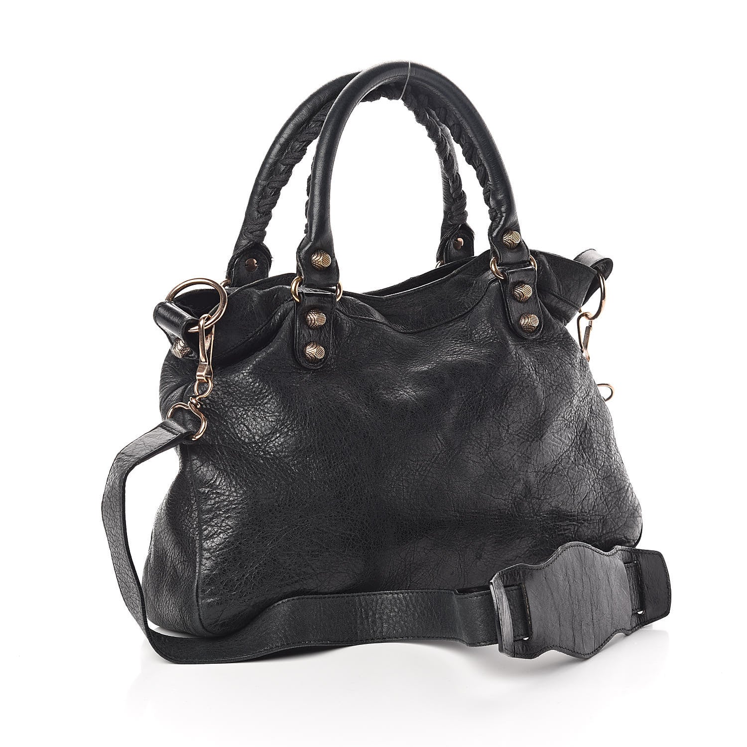 Balenciaga Agneau Giant 12 Rose Gold Hardware Town Black 3 of 12