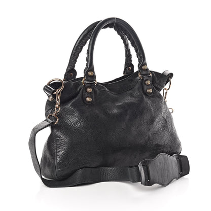 Balenciaga Agneau Giant 12 Rose Gold Hardware Town Black 3 of 12