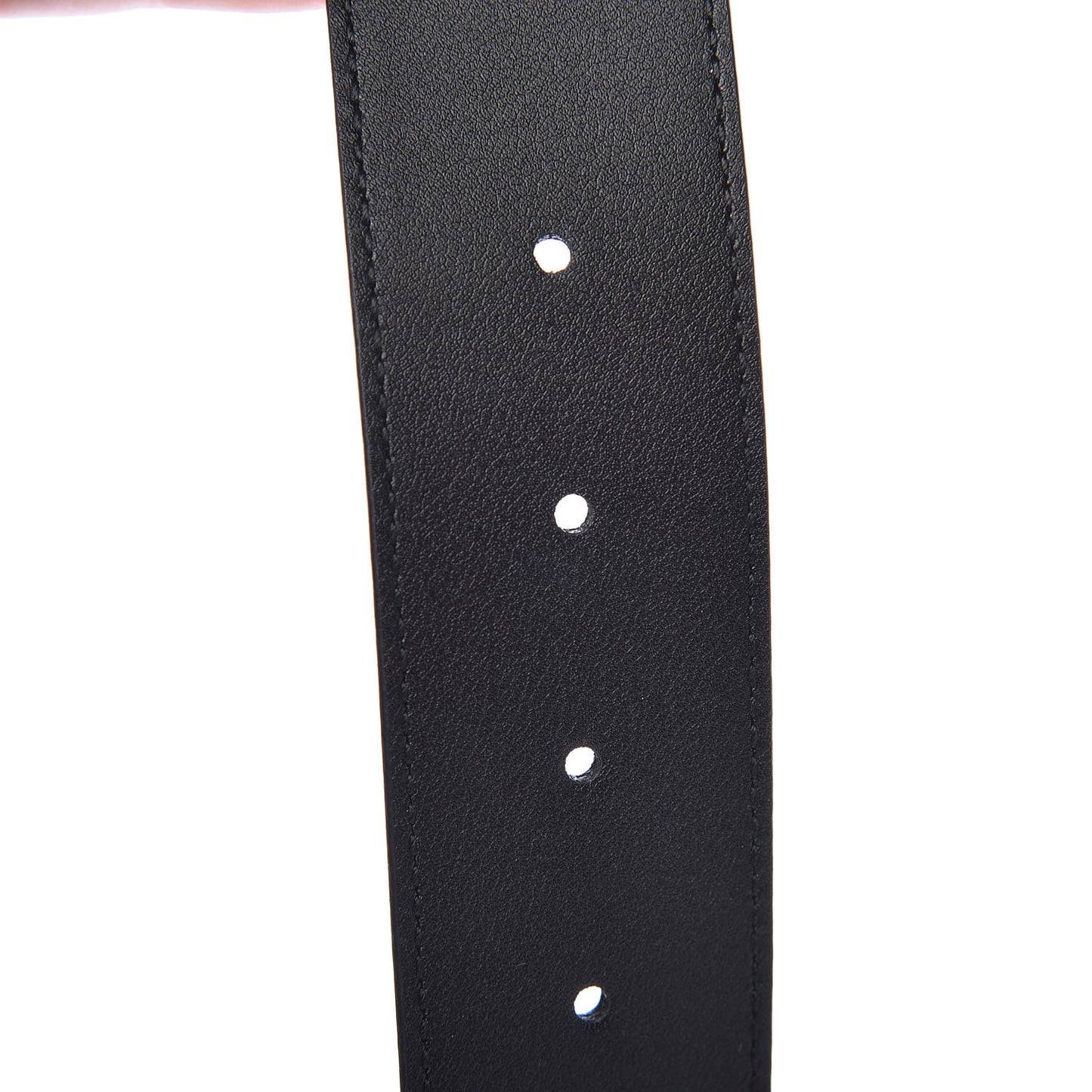 Textured Calfskin Double G 40mm Belt 115 46 Black