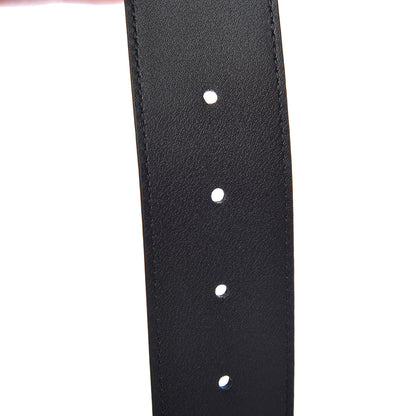 Gucci Textured Calfskin Double G 40mm Belt 115 46 Black 6 of 6
