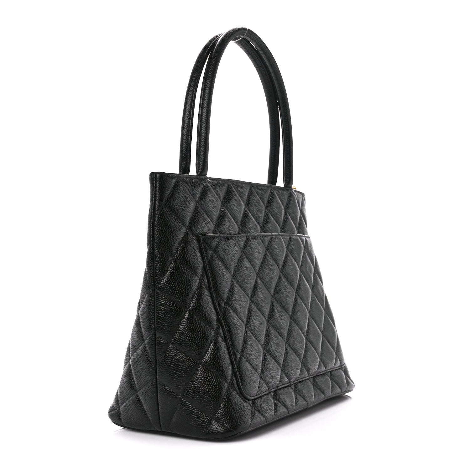 Chanel Caviar Quilted Medallion Tote Black 2 of 10
