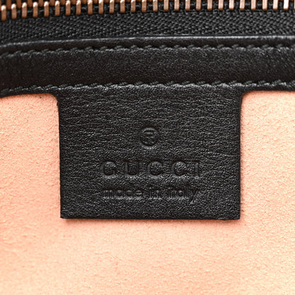 Gucci Calfskin Matelasse Studded Small Pearly GG Marmont Shoulder Bag Black 6 of 13