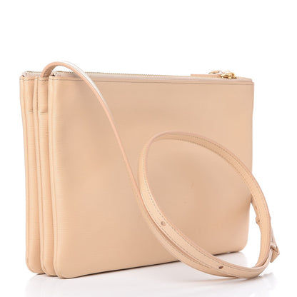 Celine Liege Calfskin Large Trio Crossbody Bag Nude 3 of 11