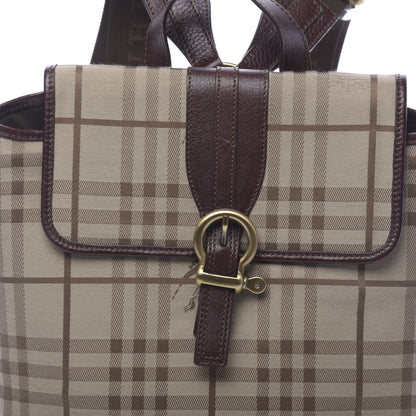 Burberry Haymarket Check Backpack 9 of 9