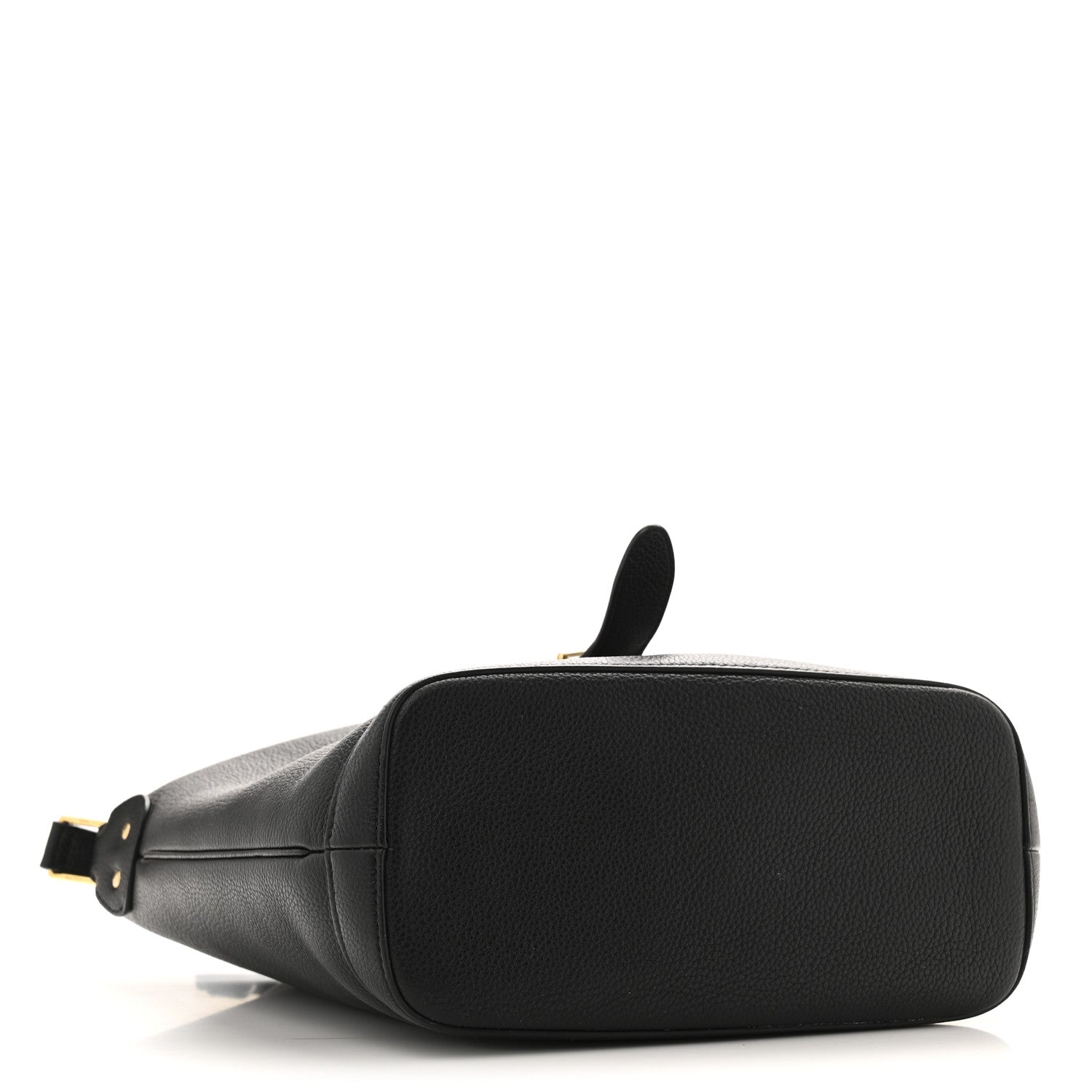 Celine Soft Grained Calfskin Medium Bucket Bag Black 4 of 13