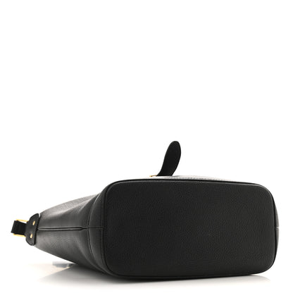 Celine Soft Grained Calfskin Medium Bucket Bag Black 4 of 13