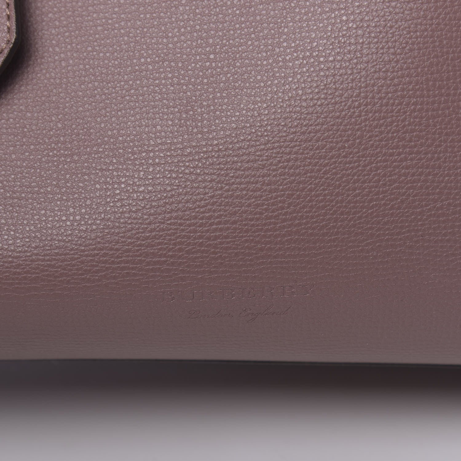 Burberry Grainy Calfskin Haymarket Check Medium Reversible Tote Dusty Pink 9 of 25