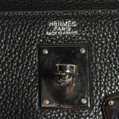 Hermes Taurillon Clemence Kelly 32 Black 6 of 9