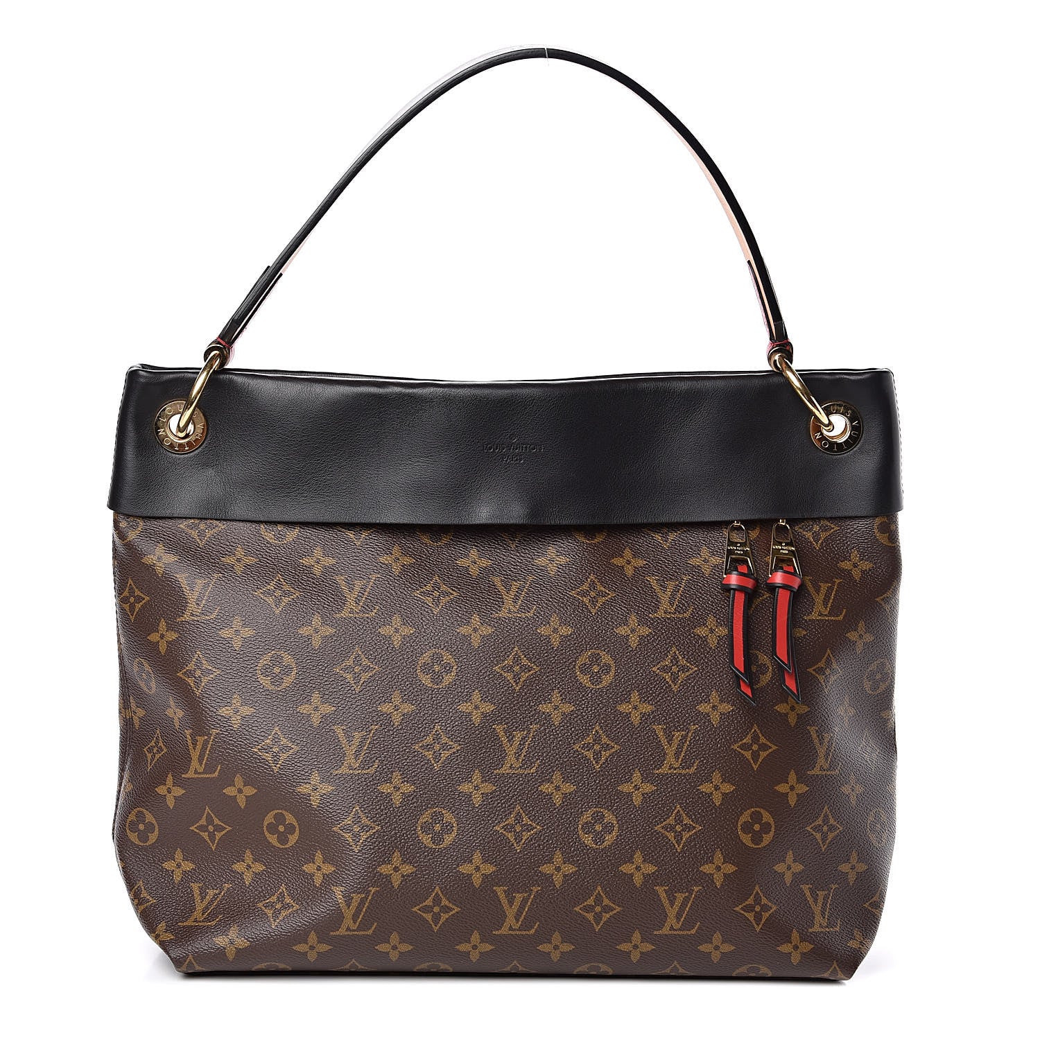 Louis Vuitton Monogram Tuileries Hobo Black 1 of 9