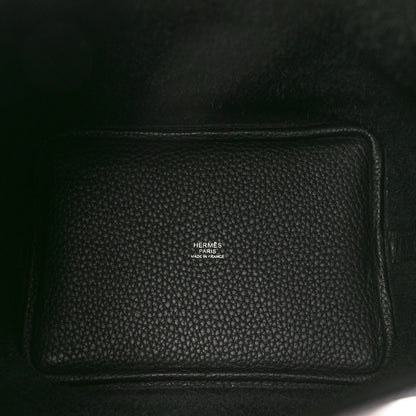 Hermes Taurillon Clemence Picotin Lock 18 PM  Black 5 of 11