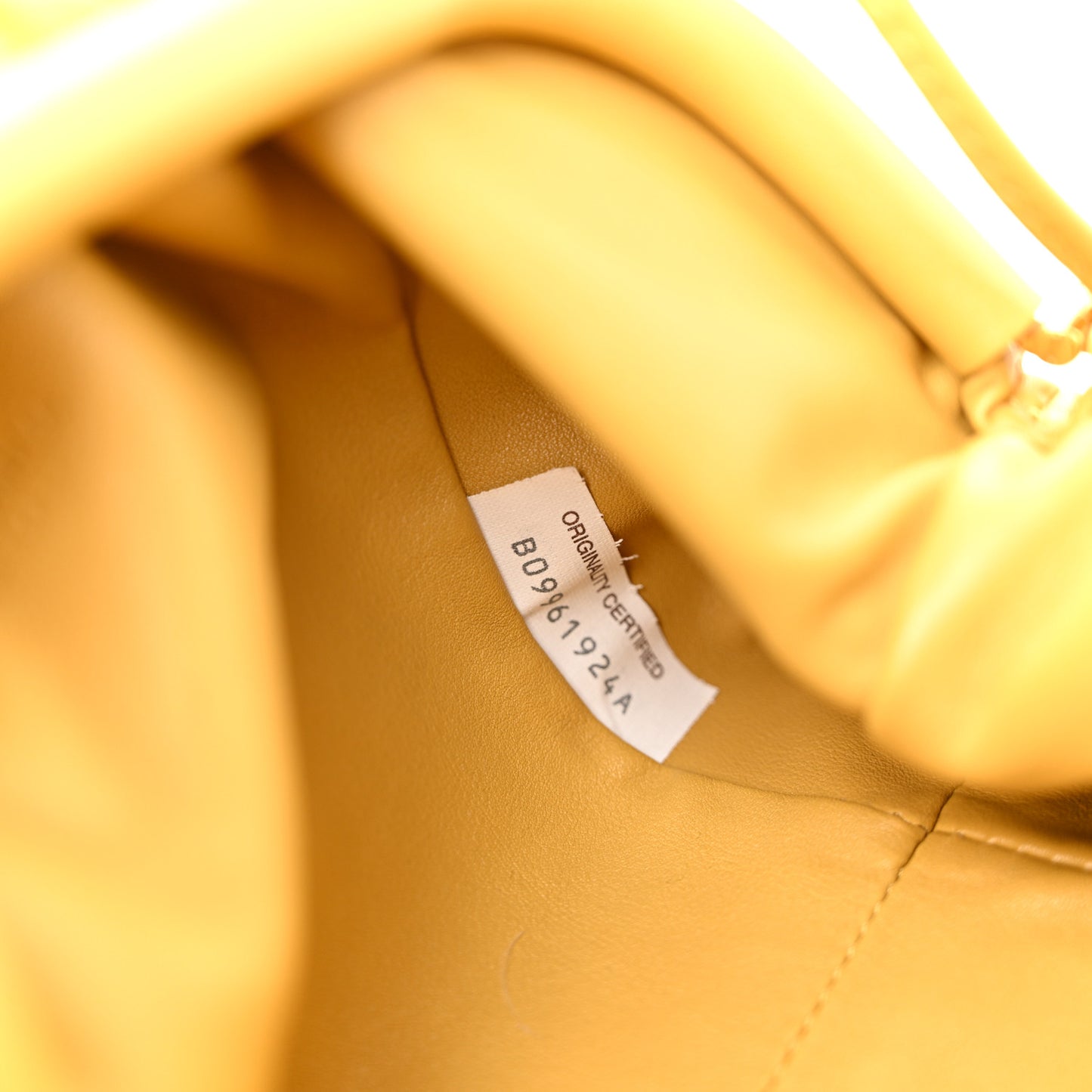 Butter Calfskin The Mini Pouch Butterscotch