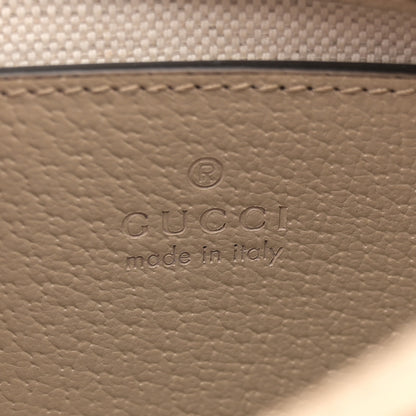Gucci GG Supreme Monogram Textured Dollar Calfskin Small Ophidia Hobo Beige Mystic White Oatmeal 6 of 13