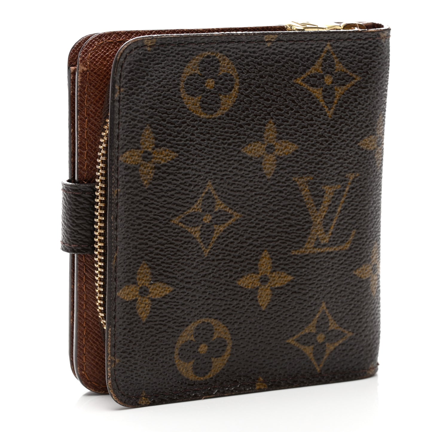 Monogram Compact Zippe Zipped Wallet